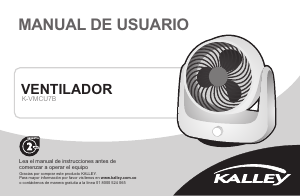 Manual de uso Kalley K-VMCU7B Ventilador