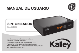 Manual de uso Kalley K-ASDN02 Receptor digital