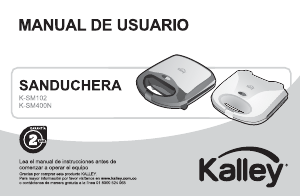 Manual de uso Kalley K-SM102 Grill de contacto
