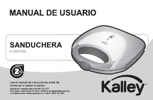 Manual de uso Kalley K-SMP500 Grill de contacto