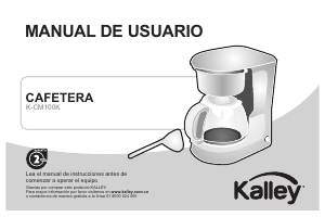 Manual de uso Kalley K-CM100K Máquina de café