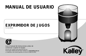 Manual de uso Kalley K-EJ85A Exprimidor de cítricos