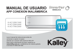 Manual de uso Kalley K-AC12INV2AW Aire acondicionado