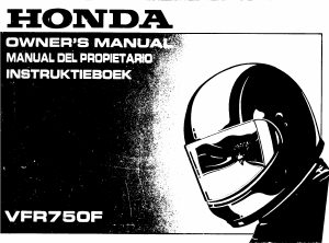 Manual Honda VFR750F (1992) Motorcycle