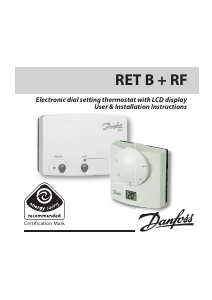 Bedienungsanleitung Danfoss RET B 087N7251 Thermostat