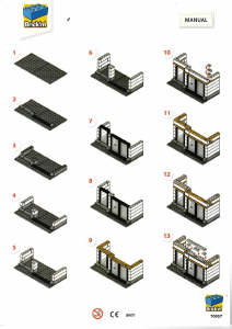 Manual Brickm set 70057 Albert Heijn Supermarket