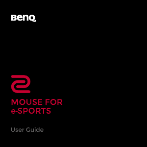 Manuál BenQ EC1-A Myš