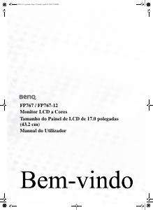 Manual BenQ FP767 Monitor LCD