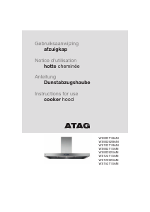 Manual ATAG WS90211BAM Cooker Hood