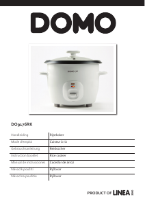 Manual Domo DO9176RK Rice Cooker