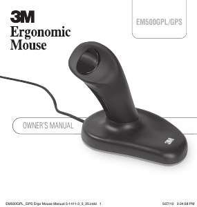 Manual 3M EM500GPL Mouse
