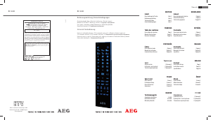 Manual de uso AEG RC 4001 Control remoto