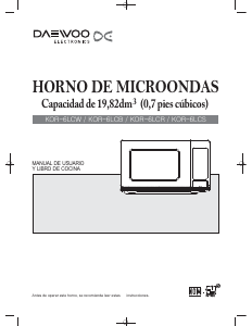 Manual de uso Daewoo KOR-6LCS Microondas