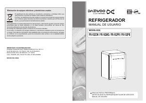 Manual de uso Daewoo FR-102PR Refrigerador