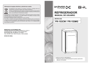 Manual de uso Daewoo FR-153MG Refrigerador