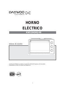 Manual de uso Daewoo KWS1542HQ-H8 Horno