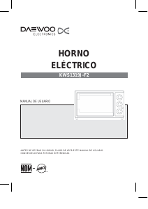 Manual de uso Daewoo KWS1319J-F2 Horno