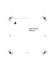 Mode d’emploi Apple Wireless (2007) Clavier