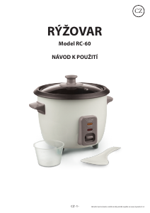 Manuál DeGusto RC-60 Rýžovar