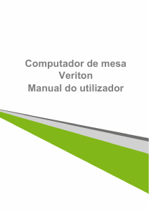 Manual Acer Veriton X2640G Computador de secretária