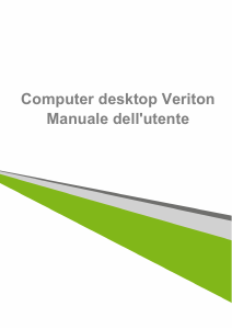 Manuale Acer Veriton X6640G Desktop