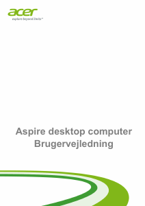 Brugsanvisning Acer Aspire TC-602 Stationær computer