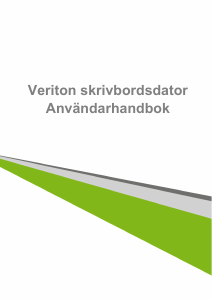 Bruksanvisning Acer Veriton M2631G Stationär dator