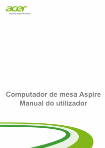 Manual Acer Aspire XC-217 Computador de secretária