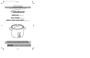 Handleiding Windmere LRC4 Rijstkoker