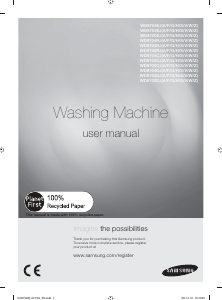 Manual Samsung WD8704EJA Washing Machine