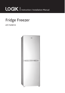 Manual Logik LFC152W14 Fridge-Freezer