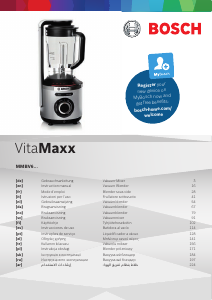 Kullanım kılavuzu Bosch MMBV621M VitaMaxx Blender