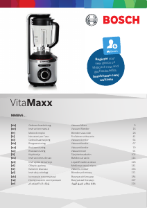 Instrukcja Bosch MMBV622M VitaMaxx Blender