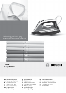 Mode d’emploi Bosch TDA30EASY EasyComfort Fer à repasser