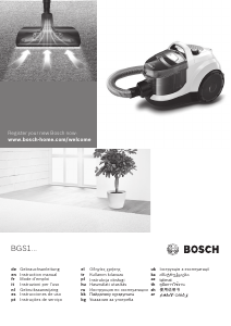 Kullanım kılavuzu Bosch BGS1UA302 Elektrikli süpürge