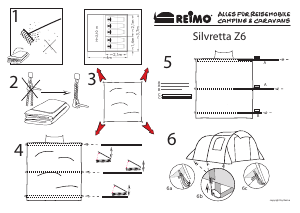 Manual de uso Reimo Silvretta Carpa de campaña