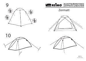Manual de uso Reimo Zermatt Carpa de campaña