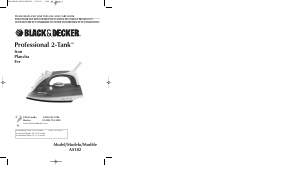 Manual de uso Black and Decker AS182 Plancha