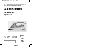 Manual de uso Black and Decker AS395 Plancha