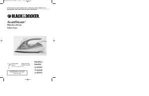 Manual de uso Black and Decker AS390 Plancha