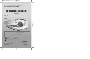 Manual de uso Black and Decker AS800 Plancha