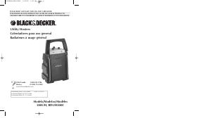 Manual de uso Black and Decker 200UH Calefactor