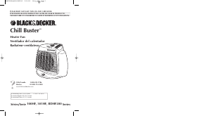 Manual Black and Decker 100HF Heater