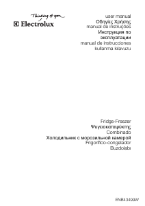 Руководство Electrolux ENB43499W Холодильник с морозильной камерой