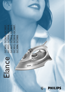 Manual Philips GC3017 Elance Iron