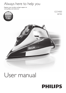 Manual Philips GC4440 Iron