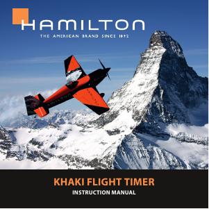 説明書 Hamilton Khaki Flighttimer 時計