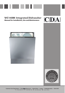 Manual CDA WC140 Dishwasher