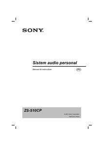 Manual Sony ZS-S10CP Stereo set
