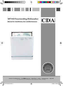 Manual CDA WF140 Dishwasher